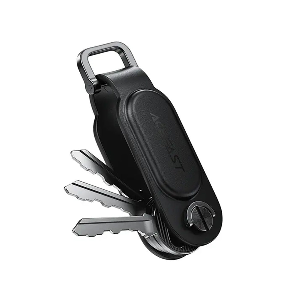 Acefast SmartTag Keychain SS iOS-sarjalle, Musta