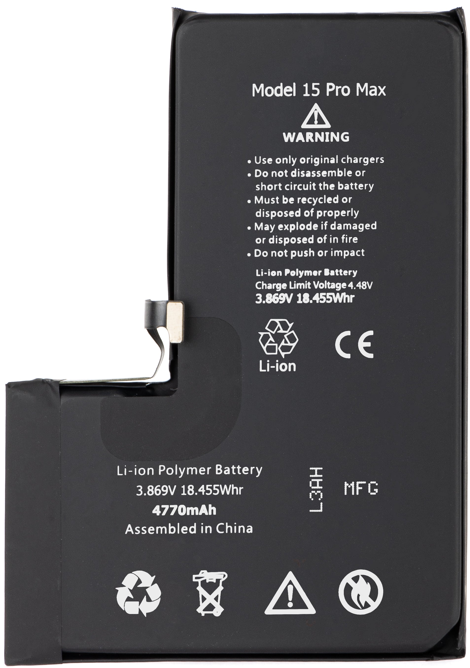 Apple iPhone 15 Pro Max Battery, High Capacity – GSMnet