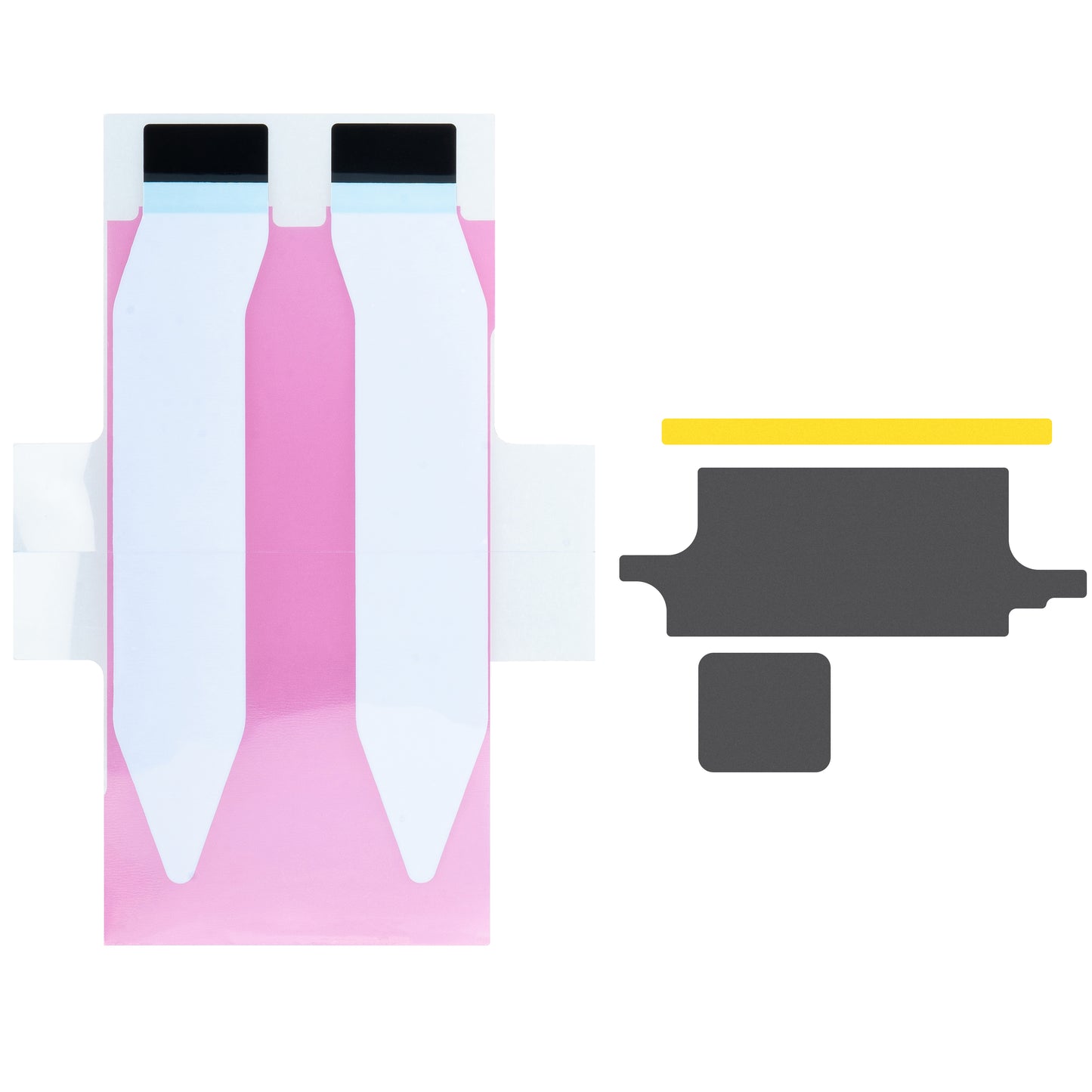 Apple iPhone 15 -akku, jossa on integroitu Flex BMS -nauha (ei vaadi kontaktien juottamista)