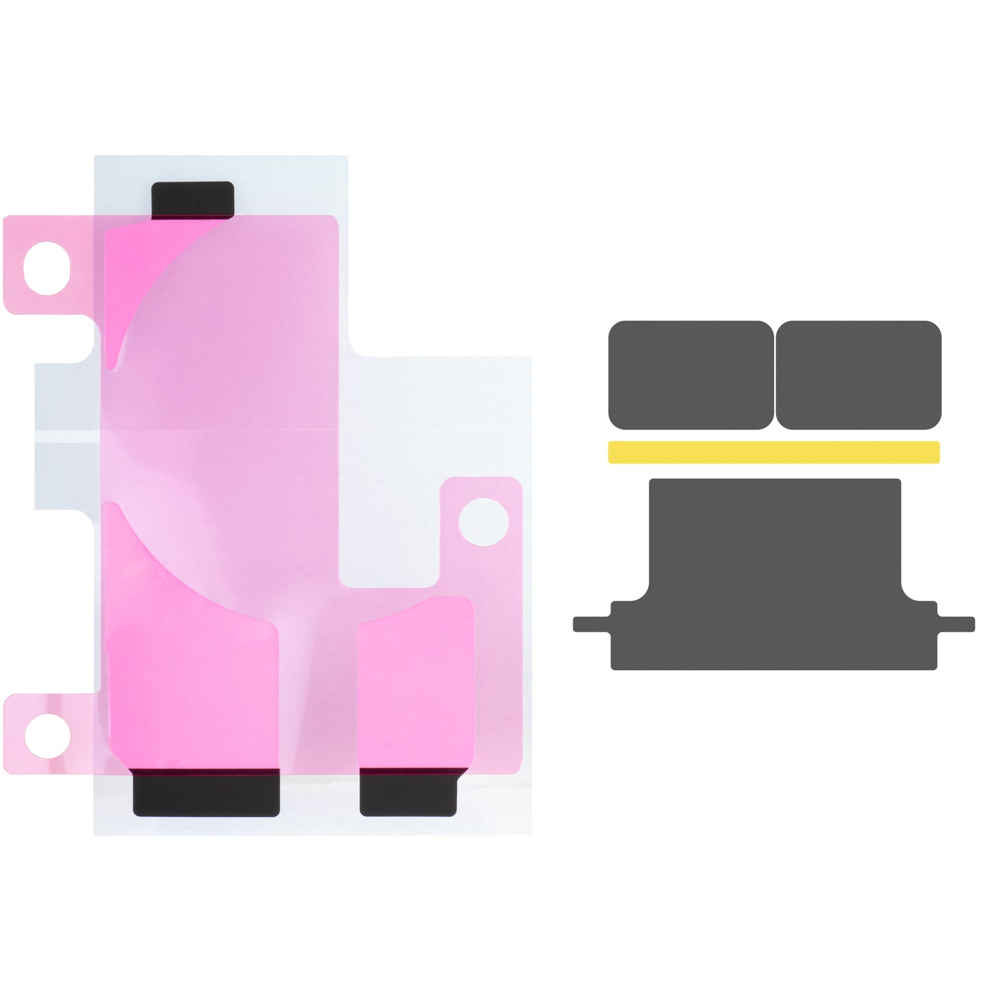 Apple iPhone 15 Pro akku, jossa on integroitu Flex BMS -nauha (ei vaadi kontaktien juottamista)