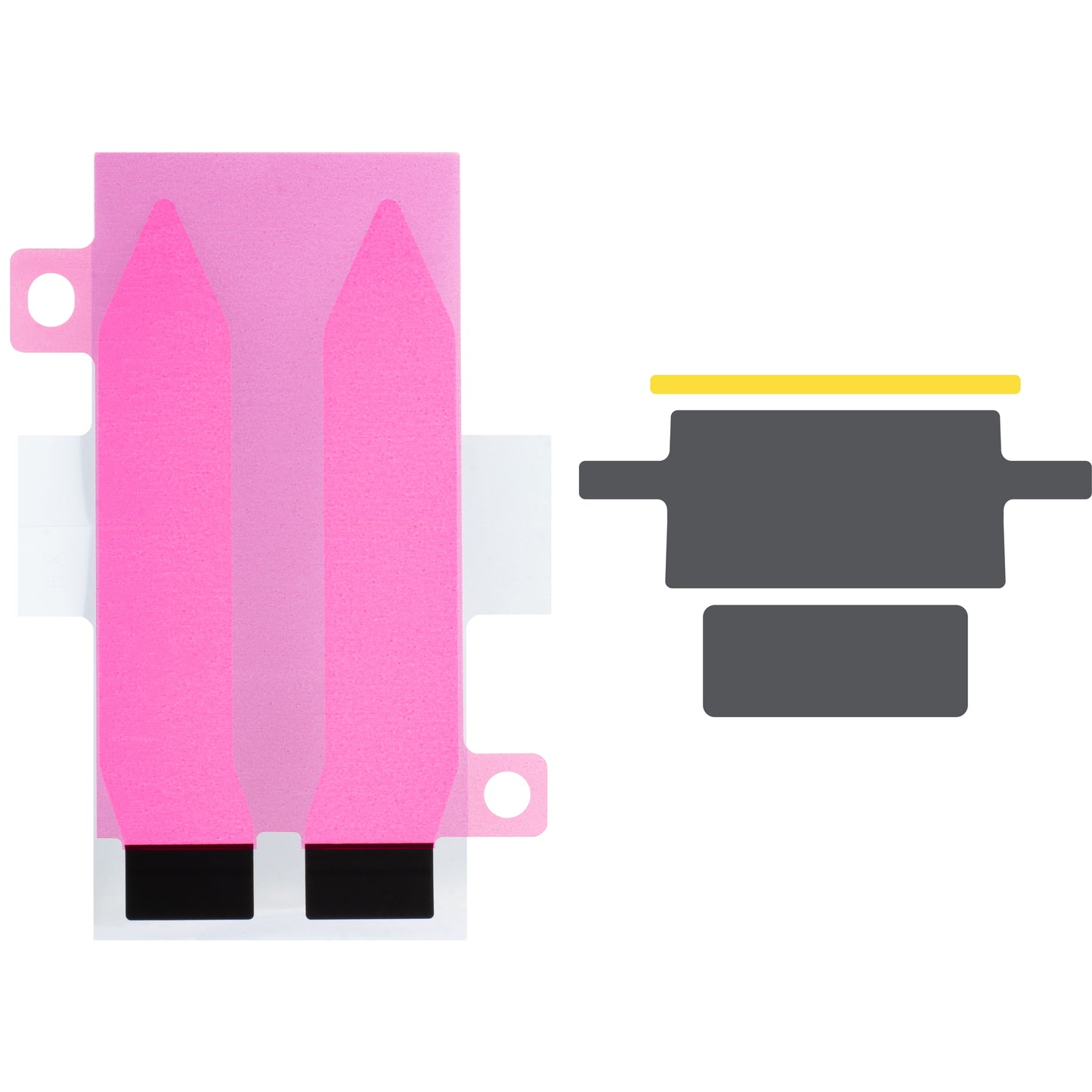 Apple iPhone 15 Plus -akku, jossa on Flex BMS -nauhan integraatio (ei vaadi kontaktien juottamista)