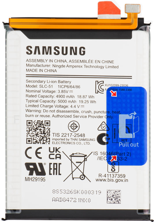 Akku Samsung Galaxy Galaxy A05s A057, SLC-51, huoltopaketti GH81-24363A