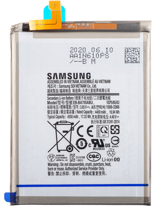 Akku Samsung Galaxy Galaxy A70s A707 / A70 A705, EB-BA705ABU, huoltopaketti GH82-19746A