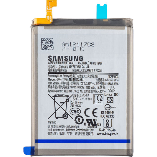 Akku Samsung Galaxy Galaxy Note 10+ 5G N976 / Note 10+ N975, EB-BN972ABU, huoltopaketti GH82-20814A