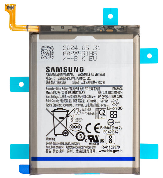 Akku Samsung Galaxy Galaxy Note10 Lite N770, EB-BN770ABY, huoltopaketti GH82-2202054A