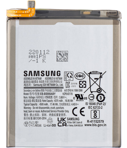 Akku Samsung Galaxy S22+ 5G S906, EB-BS906ABY, Vaihda GH82-27502A