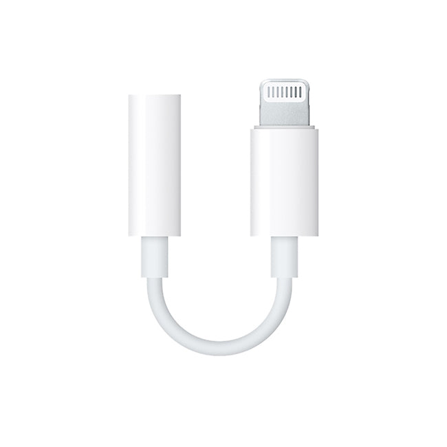 Audio Lightning - 3.5mm OEM -sovitin, Valkoinen
