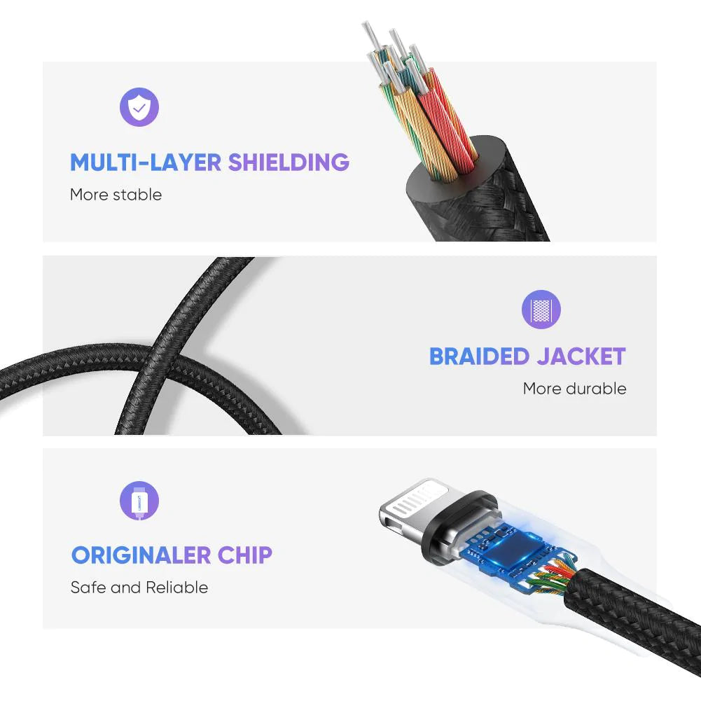 Audioadapteri Lightning - 3.5mm UGREEN US211 (30756), Musta