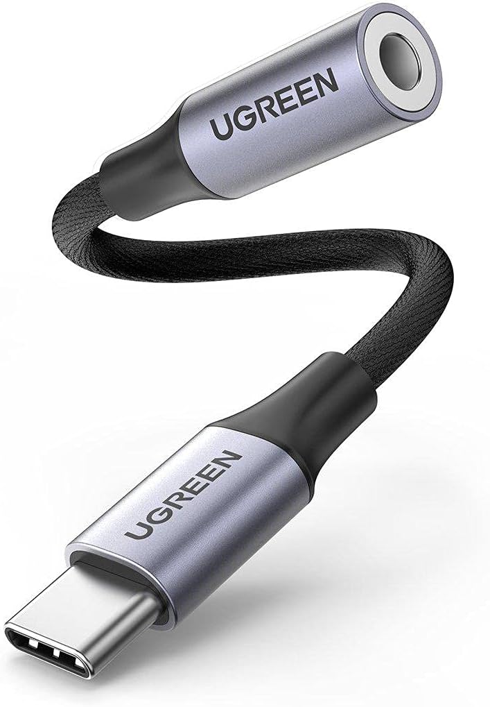 Audioadapteri USB-C - 3,5 mm UGREEN AV161, Harmaa