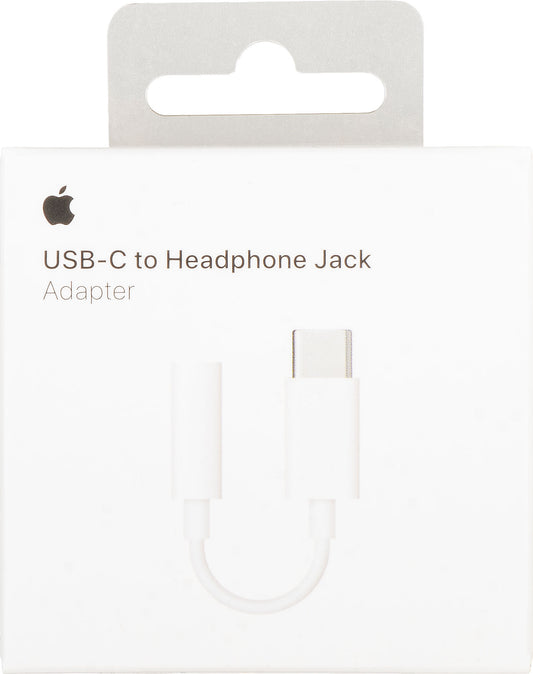 Audioadapteri USB-C - 3.5mm Apple, Valkoinen MU7E2AM/A