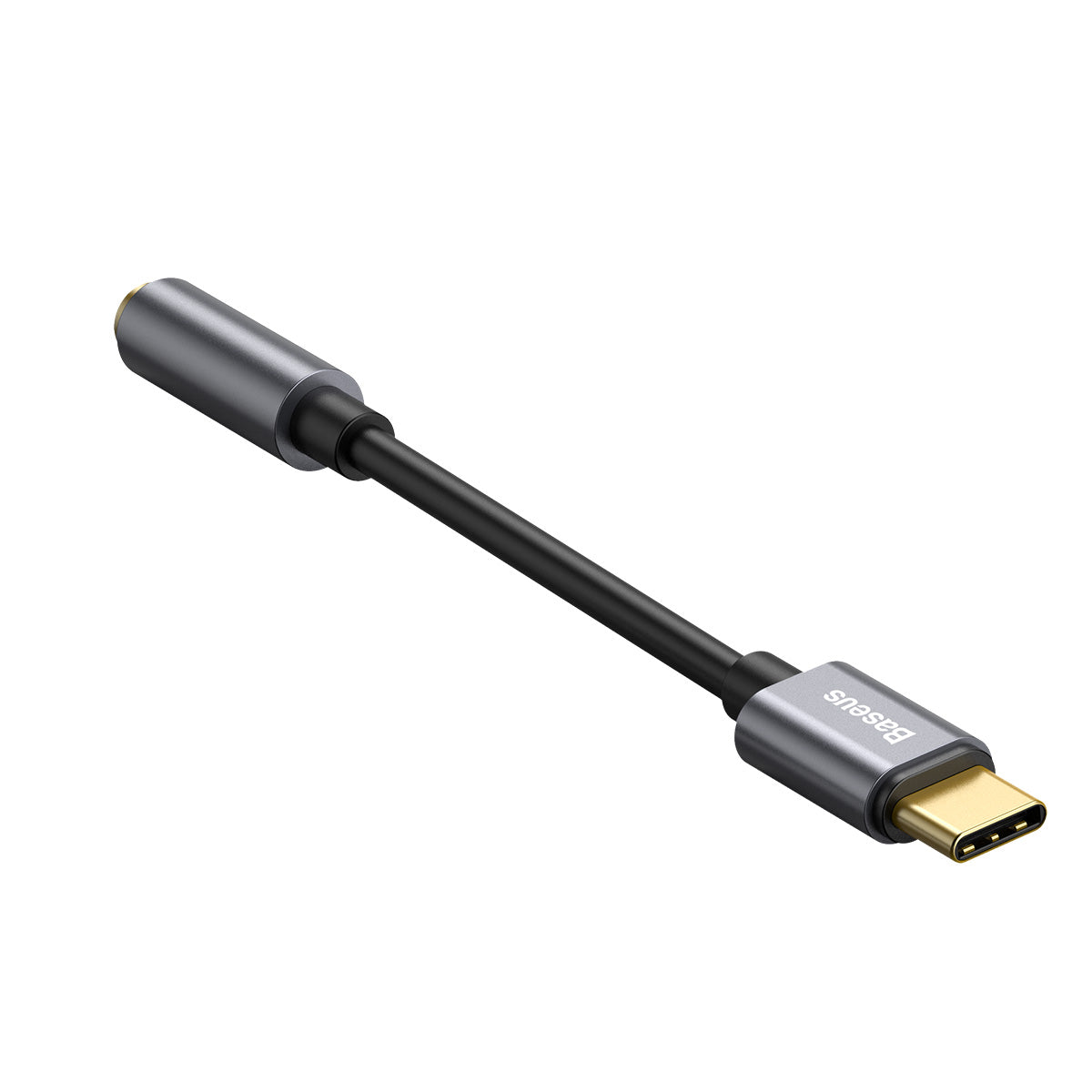 Audioadapteri USB-C - 3.5mm Baseus L54, Harmaa CATL54-0G