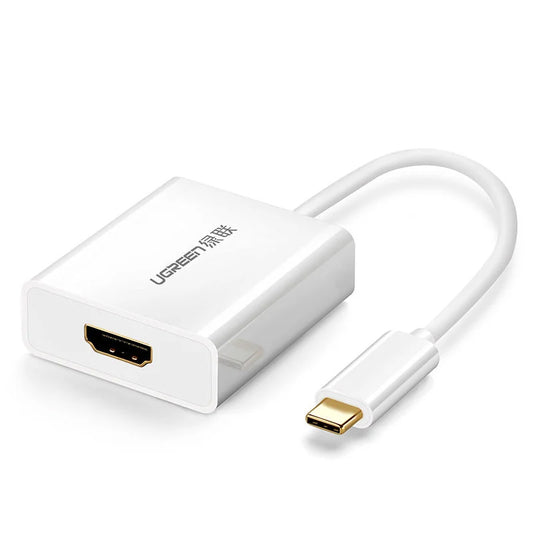 Audio- ja videomuunnin USB-C - HDMI UGREEN, Valkoinen