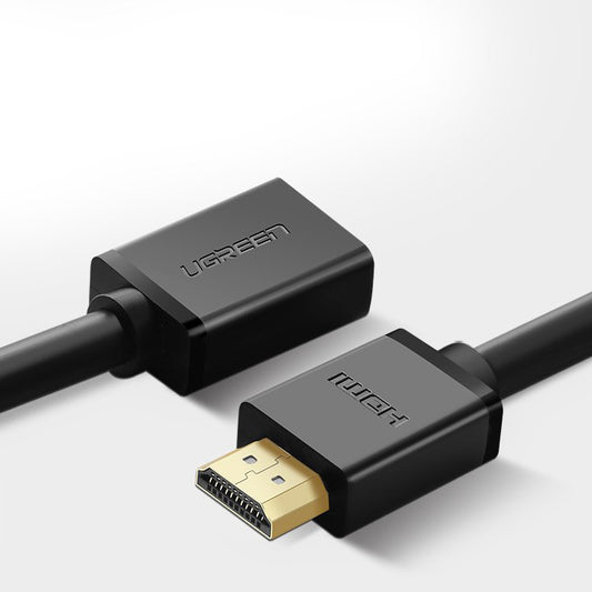 UGREEN HD107 HDMI - HDMI jatkokaapeli, 4K, 2m, Musta