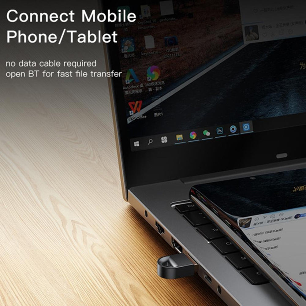 Bluetooth USB -adapteri Yesido YAU34, Musta