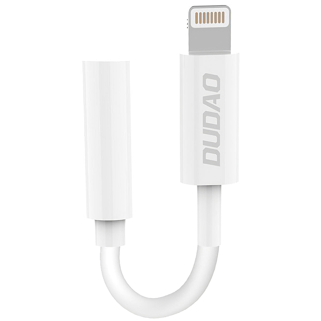 Audioadapteri Lightning - 3.5mm Dudao L16i, Valkoinen