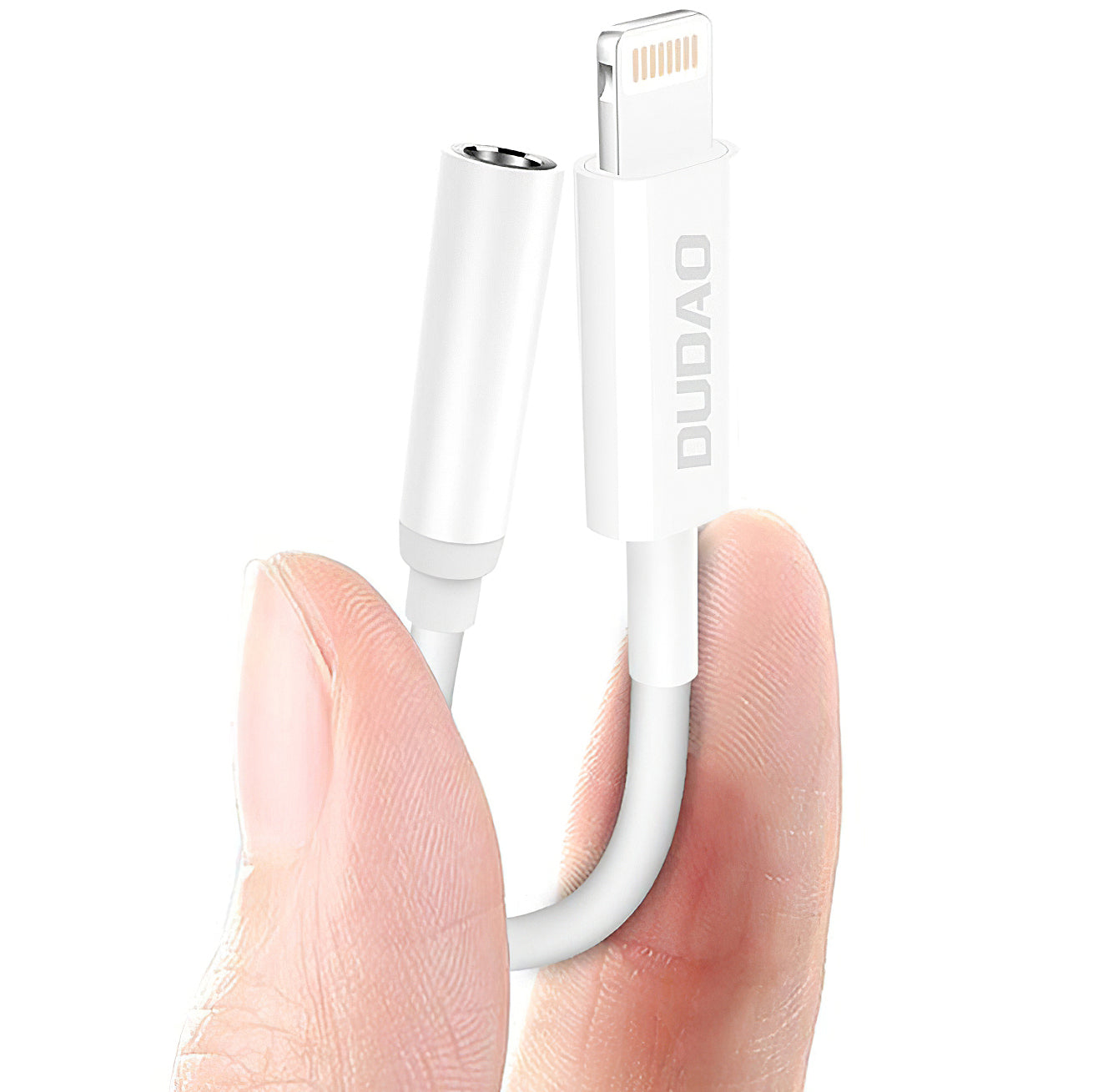 Audioadapteri Lightning - 3.5mm Dudao L16i, Valkoinen