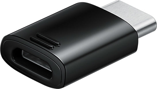 Adaptori Tiedot ja Lataus microUSB - USB-C Samsung EE-GN930BB, Musta, Vaihto