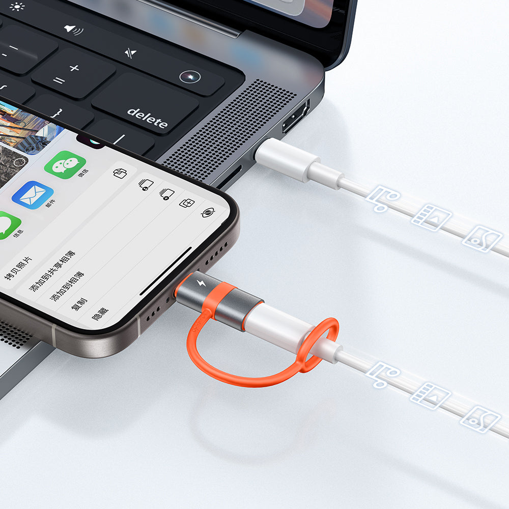 Lightning Data and Charging Adapter - USB-C McDodo OT-5530, Gray