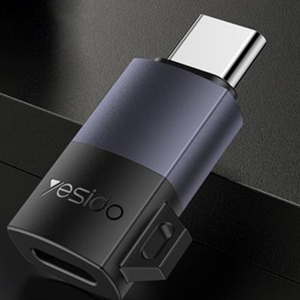 Data- ja latausadapteri Lightning - USB-C Yesido GS28, Harmaa