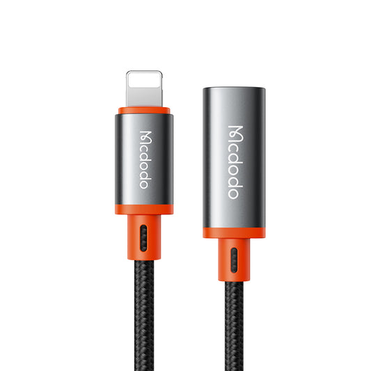 USB-C - Lightning McDodo CA-1440 -datan ja latauksen sovitin, Musta