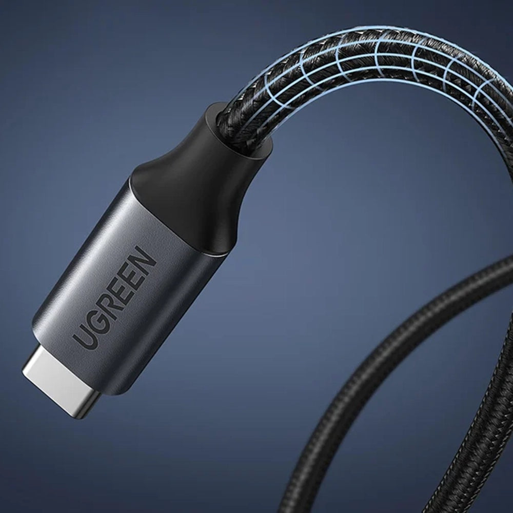 UGREEN US372 (45191) USB-C jatkokaapeli, 1m, Musta