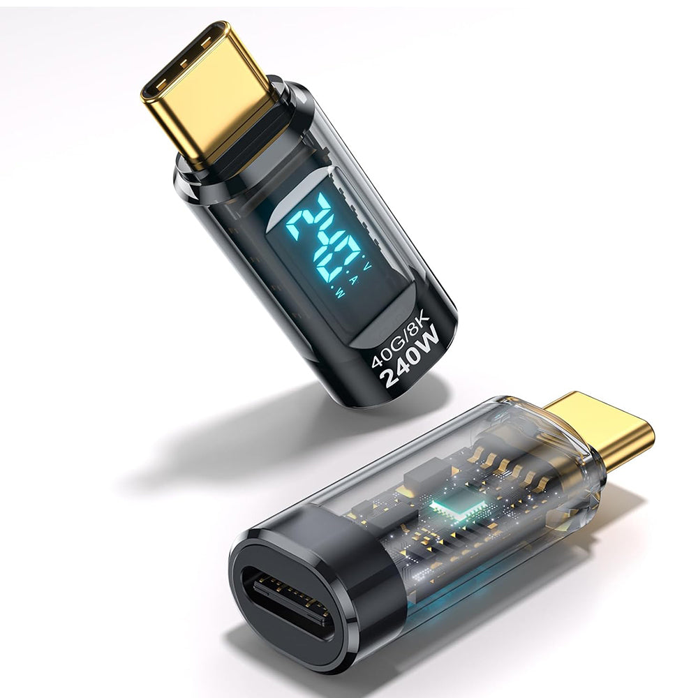 Media USB-C -adapteri Techsuit A23, Harmaa
