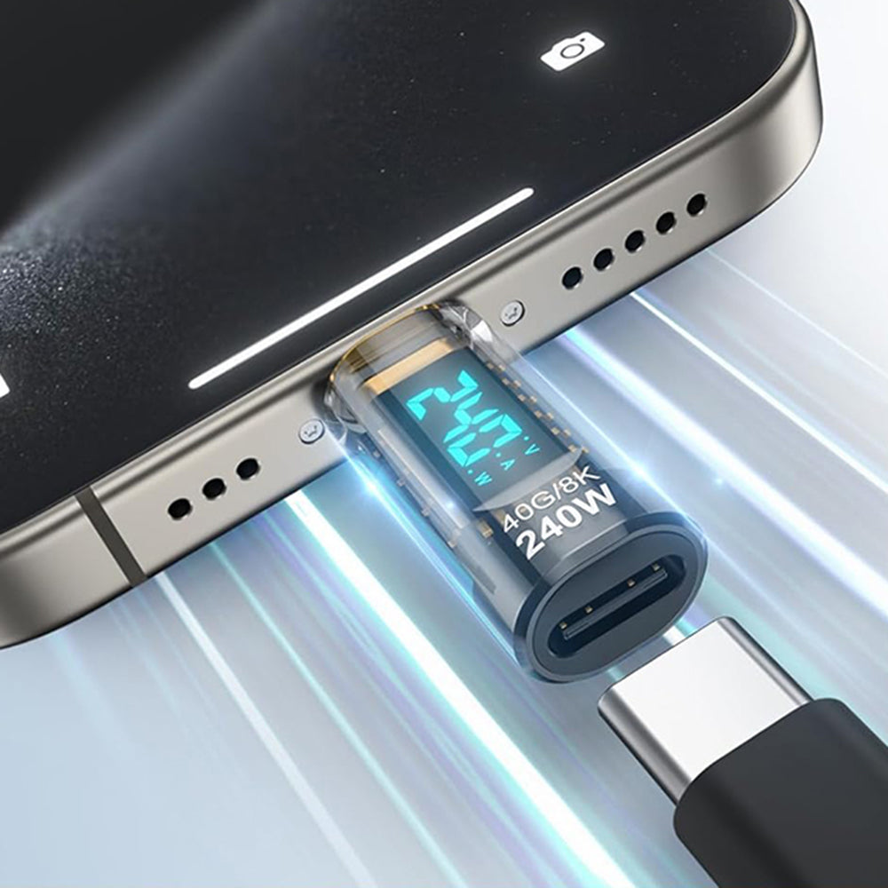 Media USB-C -adapteri Techsuit A23, Harmaa