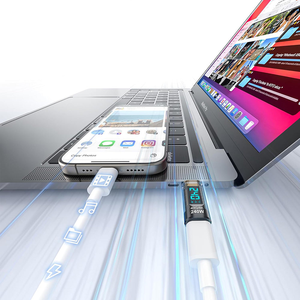 Media USB-C -adapteri Techsuit A23, Harmaa