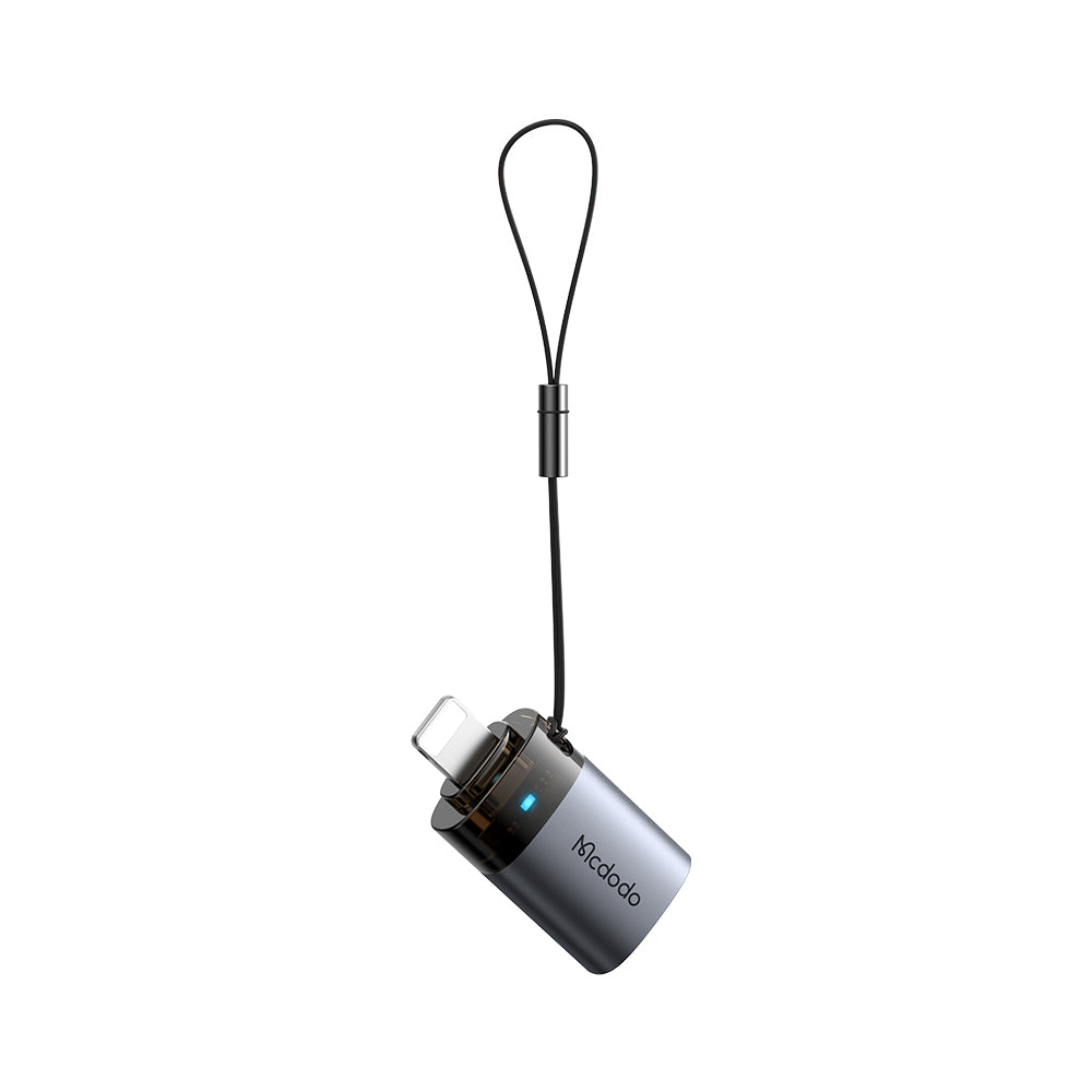 OTG Lightning - USB-A McDodo OT-7390 -adapteri, Musta