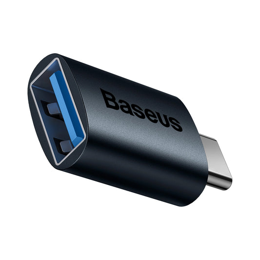 Baseus Ingenuity USB-C USB-A OTG-sovitin, sininen ZJJQ000003