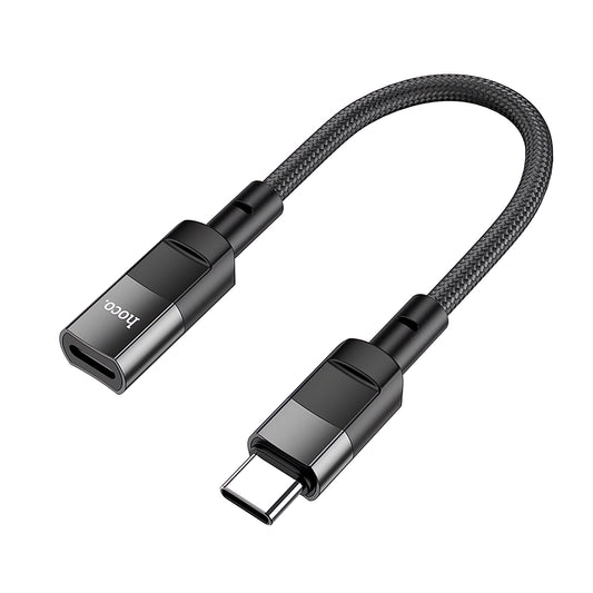 HOCO U107 Lightning - USB-C data- ja lataussovitin HOCO U107, 0.1m, musta