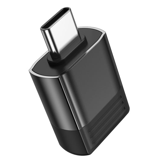 OTG USB-C - USB-A -adapteri Borofone BV18, Musta