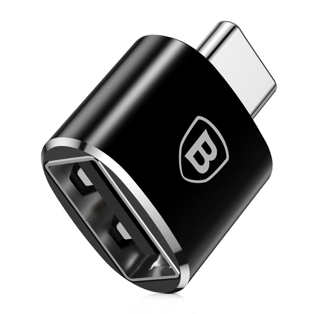 OTG-sovitin USB-C - USB-A Baseus, Musta CATOTG-01
