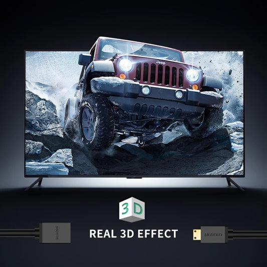 UGREEN 20137 Videoadapteri, miniHDMI - HDMI, 4K, Musta