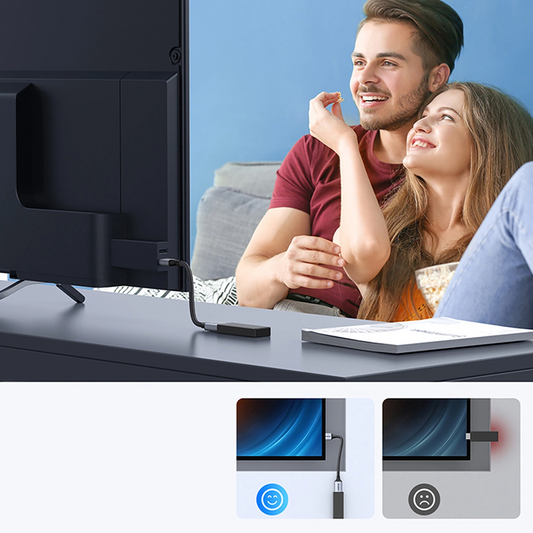 Videoadapteri UGREEN HD165, HDMI - HDMI, 8K, Harmaa