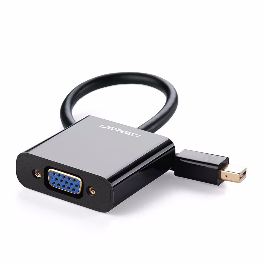 UGREEN Videoadapteri, MiniDisplayPort - VGA, 1080P, Musta