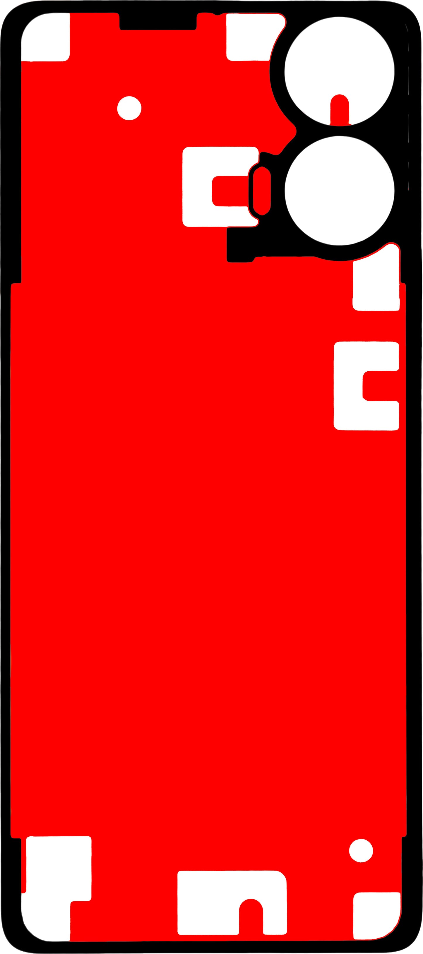 Motorola Moto G24 Battery Cover Adhesive, Service Pack 5D78C23855