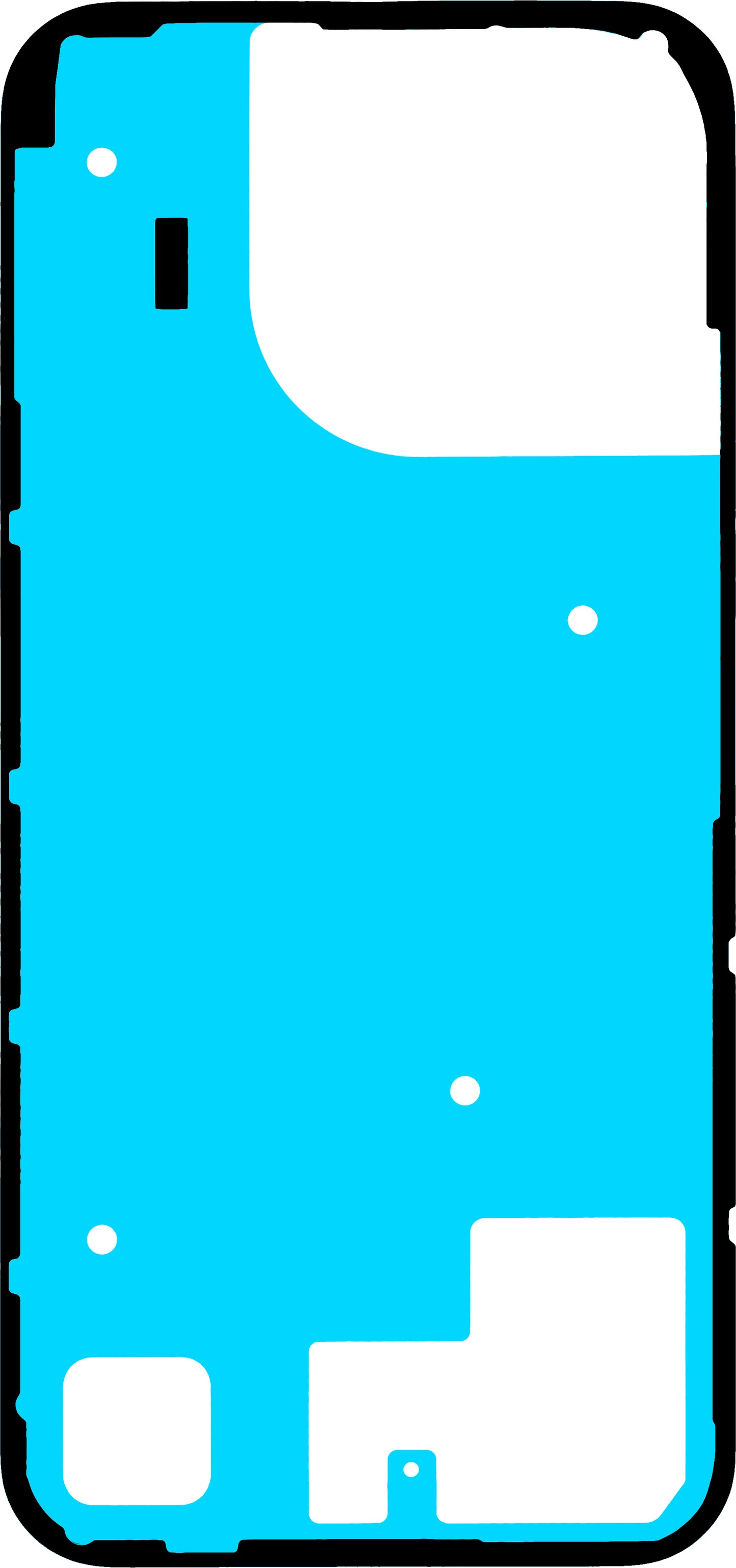 Realme 16 Pro Akkukannen Liima, Service Pack 612717000999