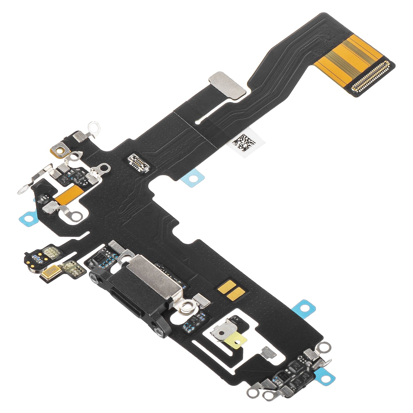 Latausliittimellä varustettu kaapeli - Mikrofoni Apple iPhone 12 / 12 Pro, Musta