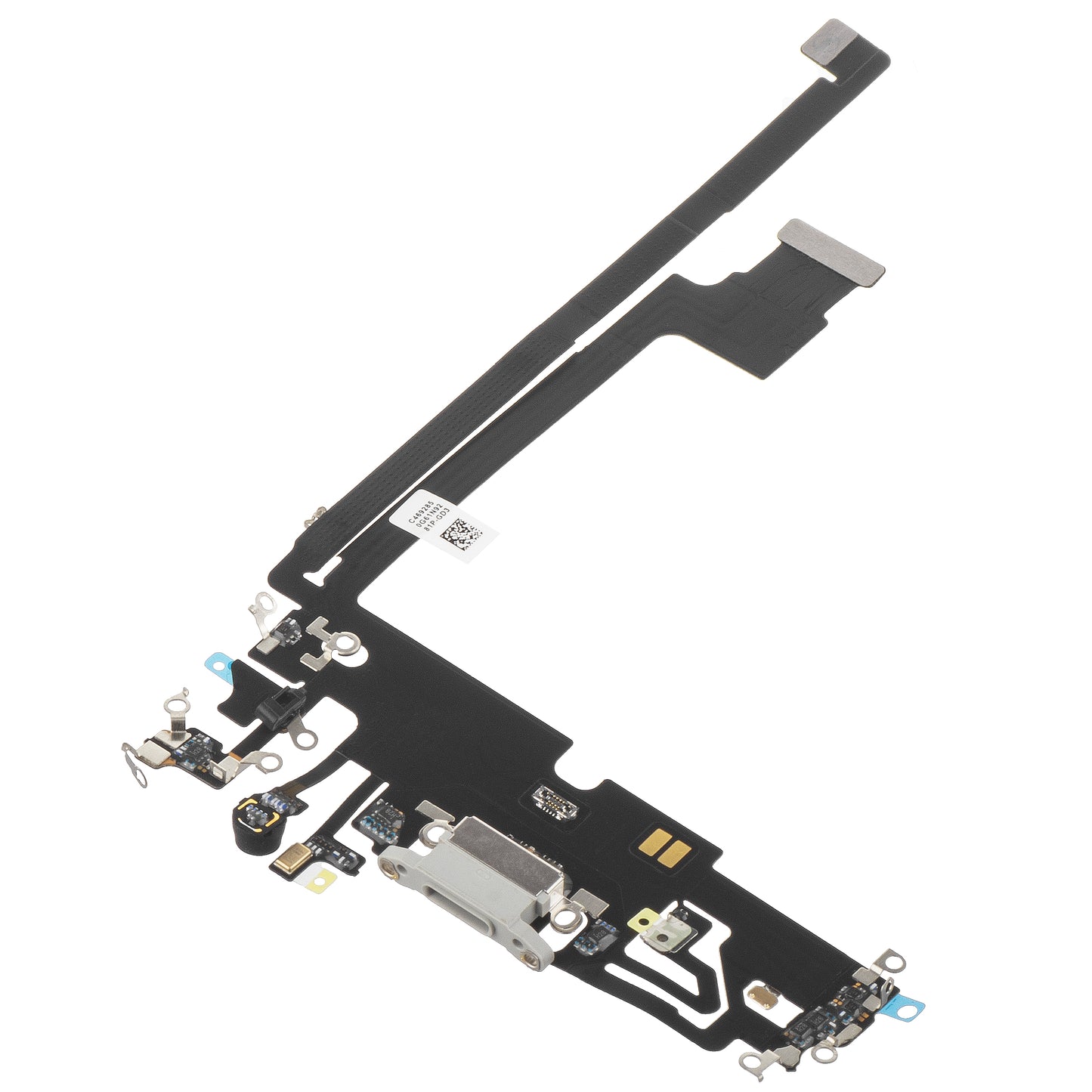 Otsapanta latausliittimellä - Apple iPhone 12 Pro Max -mikrofoni, hopea