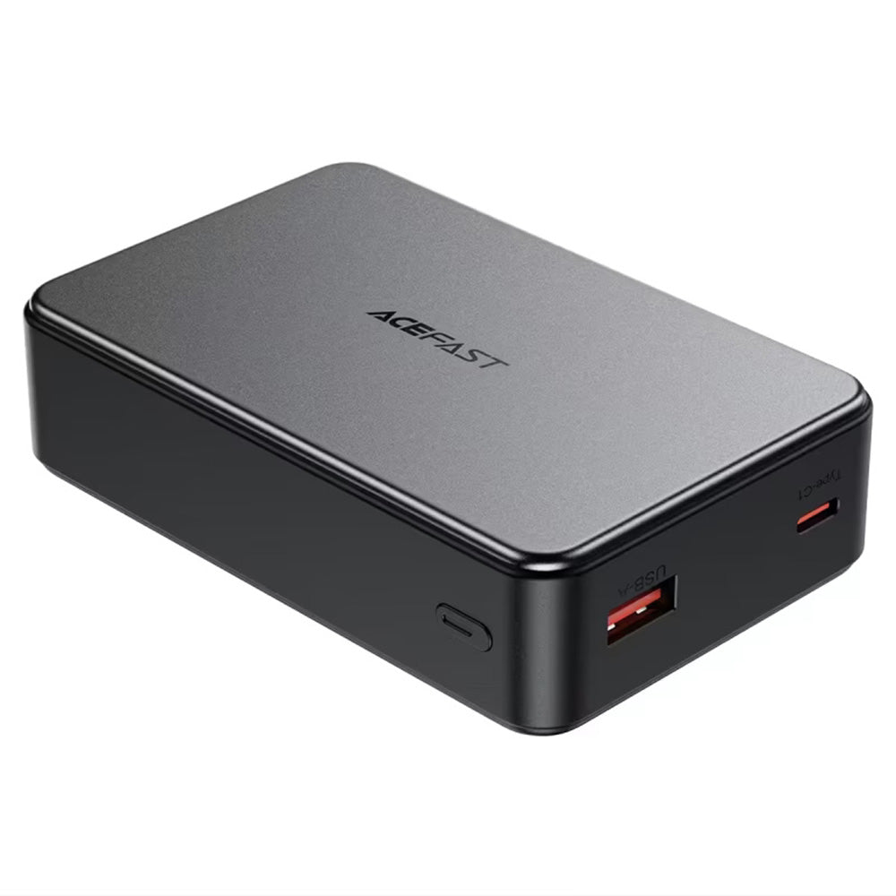 Acefast M29 ulkoinen akku, 20000mAh, 22.5W, QC + PD, 1 x USB-A - 2 x USB-C, Musta