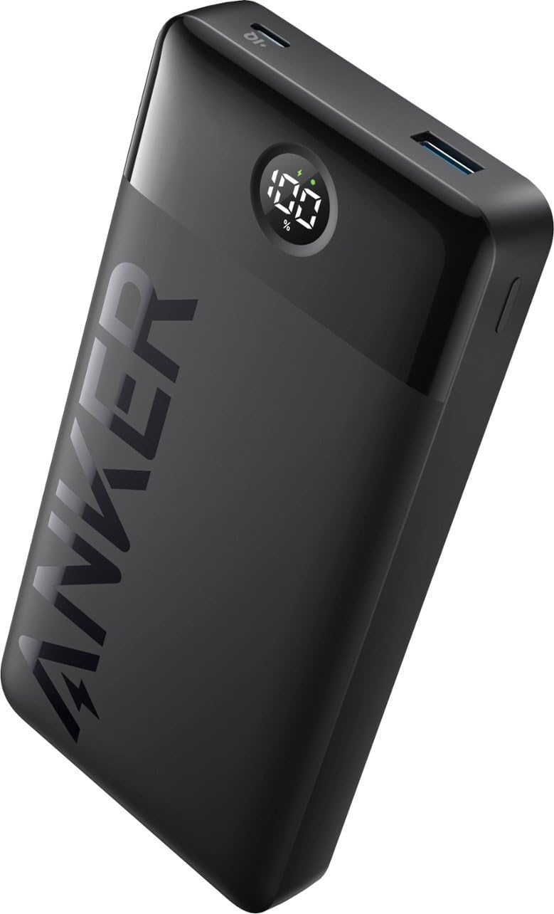 Anker PowerCore 326 ulkoinen akku, 20000mAh, 15W, 1 x USB-A - 1 x USB-C, musta A1367G11