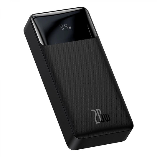 Ulkoinen akku Baseus Bipow, 20000mAh, 20W, QC + PD, 1 x USB-C - 2 x USB-A, musta PPBD050501