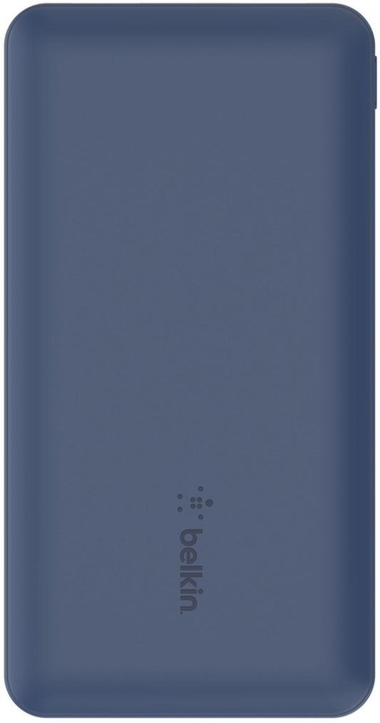 Belkin BoostCharge Ulkoinen akku, 10000mAh, 15W, 1 x USB-C - 2 x USB-A, Laivastonsininen BPB011btBL
