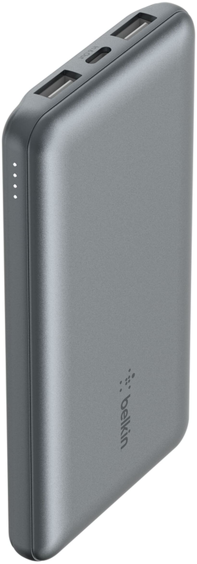 Belkin BoostCharge ulkoinen akku, 10000mAh, 15W, 1 x USB-C - 2 x USB-A, harmaa BPB011btGY