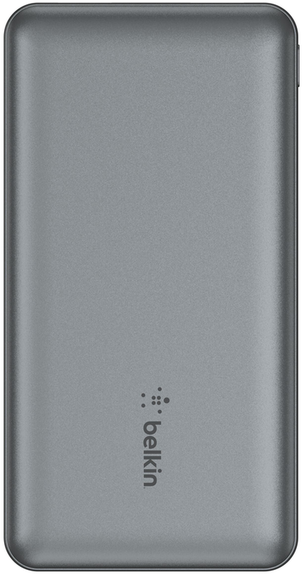 Belkin BoostCharge ulkoinen akku, 10000mAh, 15W, 1 x USB-C - 2 x USB-A, harmaa BPB011btGY