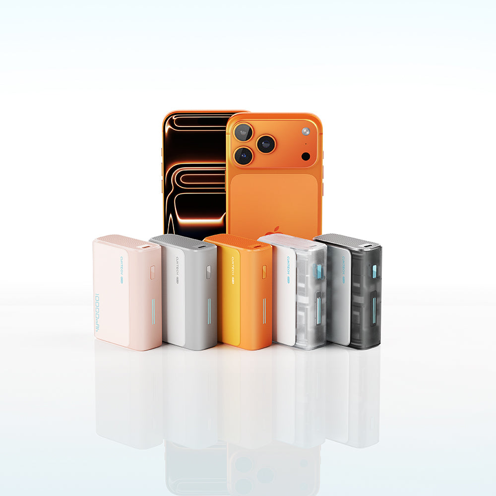 Cuktech CP13 ulkoinen akku, 10000mAh, 30W, QC + PD, 1 x USB-A - 1 x USB-C, vaaleanpunainen CUK0PB100DPK