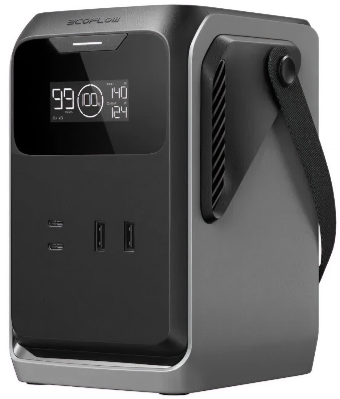 EcoFlow Trail 200 Ulkoinen Akku, 60000mAh, 220W, PD, 2 x USB-A - 2 x USB-C, Musta EF-TRAIL200-N