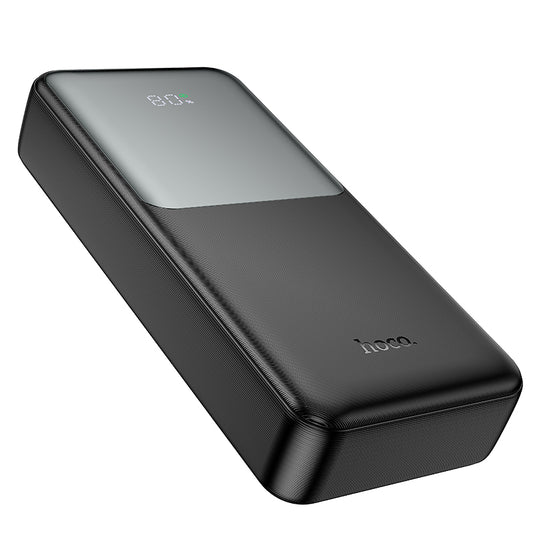 HOCO J136A Ulkoinen Akku, 20000mAh, 22.5W, QC + PD, 1 x USB-C - 2 x USB-A, Musta