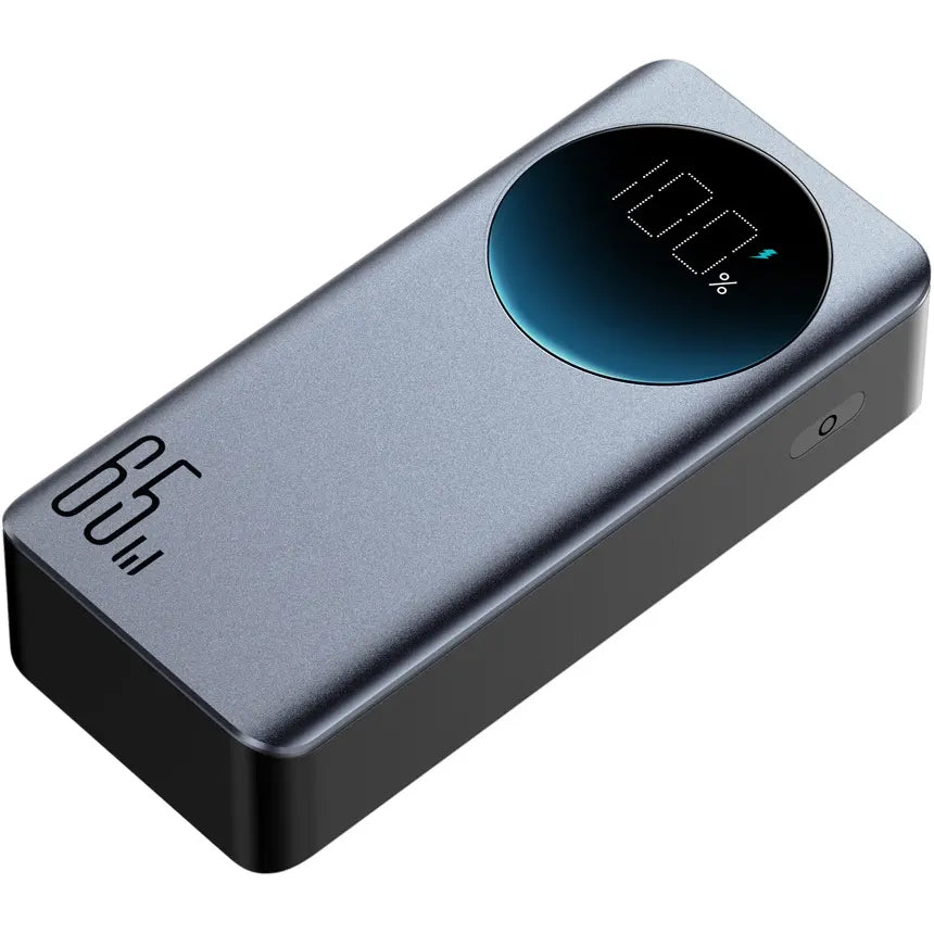 Ulkoinen akku Joyroom JR-PBF05, 30000mAh, 65W, QC + PD, 1 x USB-A - 2 x USB-C, Musta